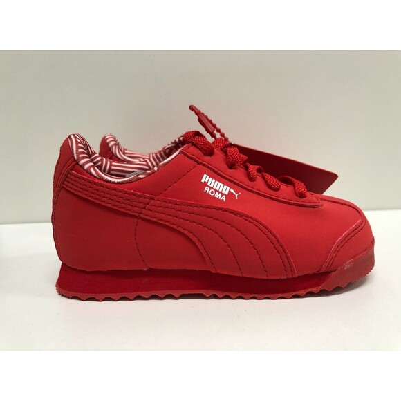 PUMA Other - PUMA ROMA NM  Kids Sneakers Shoes Unisex US 8M color red/white -360460 05